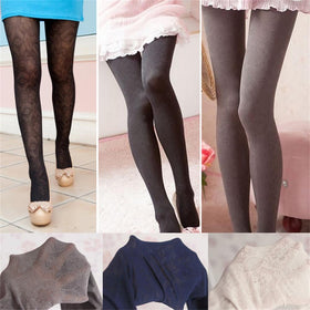 Knitting Polyester  Fashion Tights