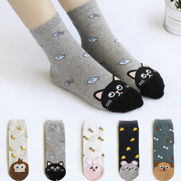 Cotton Animal Printed Socks