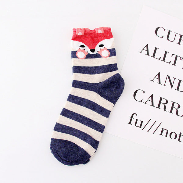 Cotton Animal Printed Socks