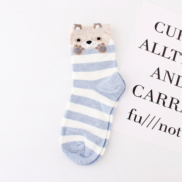 Cotton Animal Printed Socks