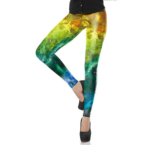 Galaxy Space Printed Leggings